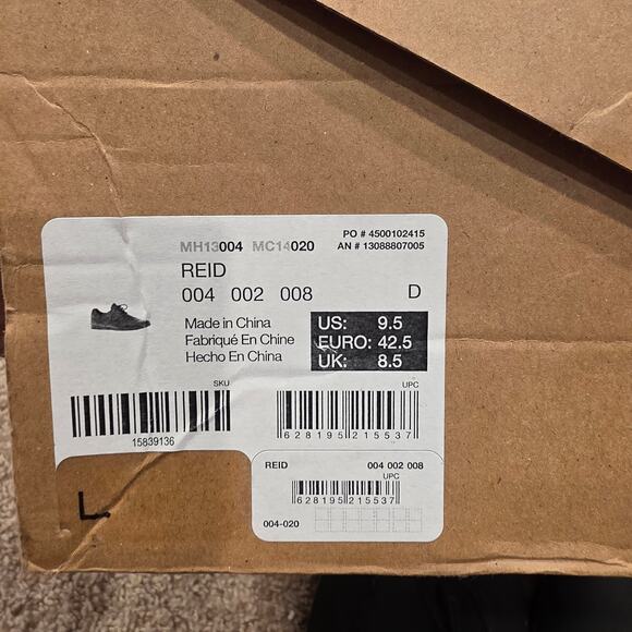 NIB Aldo love planet Reid black sneakers men\'s sz 9.5 main image 9